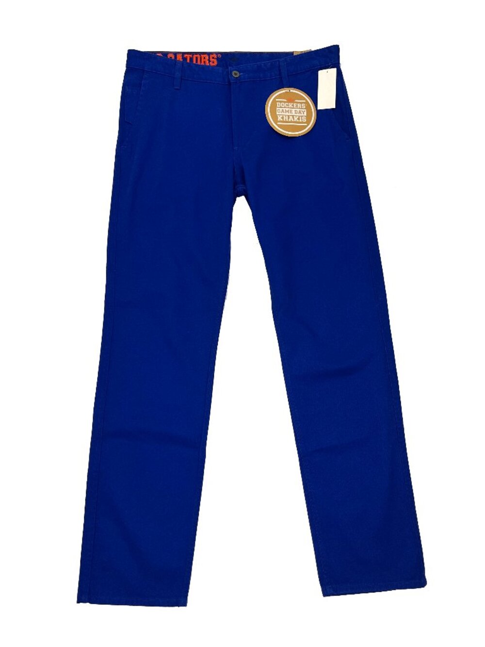 Dockers NEW NWT Florida Gators Blue Chino Pants Mens 34 x 34 Slim Tapered Fit